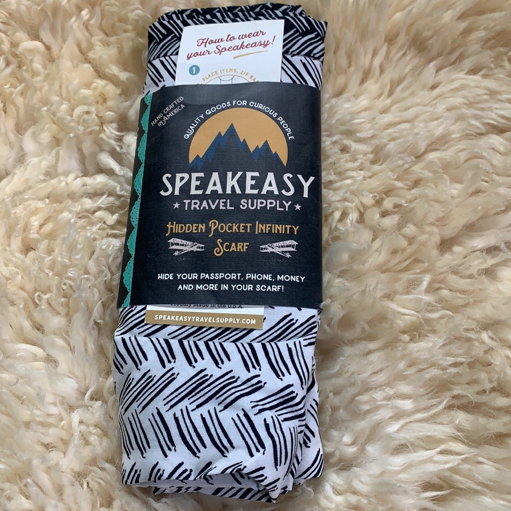 Speakeasy Travel Supply Hidden Pocket Scarf